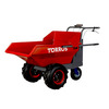 Mini dumper électrique 220l 400kg 3 roues benne basculante avec batterie 48V / 12Ah Torros