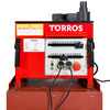 Plieuse fer à beton électrique pour cintrage barres d'armature de 6 à 32 mm angles de 0° à 180° 2,8/3 kW 230V Torros