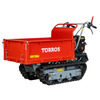 Mini dumper à chenilles 600 kg avec benne basculante plate 6,5 CV 3 vitesses avant +1 vitesse arrière Torros