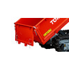 Mini dumper à chenilles 600 kg avec benne plate basculante 6,5 CV démarrage électrique 3 vitesses avant +1 vitesse arrière Torros