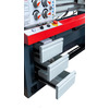 Tour à métaux hauteur des pointes 180 mm entre-pointes 1000 mm alésage 51 mm 2,2 kW 400V affichage digital Torros