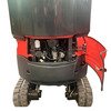 Mini-pelle 1,8 tonnes avec cabine moteur Kubota 10,2 kW 3 cylindres avec bras pivotant et train de chenilles extensible MW Tools