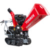 Broyeur de branches sur chenilles ø120mm 15CH 420cc essence démarrage électrique + brouette à moteur à chenilles plateau 300kg 6,5CH Torros