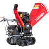 Broyeur de branches sur chenilles ø120mm 15CH 420cc essence démarrage électrique + brouette à moteur à chenilles plateau 300kg 6,5CH Torros