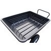 Remorque simple essieu 225 kg benne en plastique PE basculante 1016 x 838 x 270 mm Torros