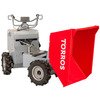 Mini dumper électrique 4x4 roues motrices direction articulée 350 kg 158 L benne basculante hydraulique avec batteries 48 V / 20 Ah Torros