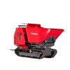 Minidumper à chenilles hydrostatique 1200 kg 13,5 ch avec benne rotative 180° et démarrage électrique Torros