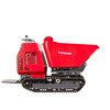 Minidumper à chenilles hydrostatique 1200 kg 13,5 ch avec benne rotative 180° et démarrage électrique Torros