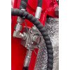 Mini-pelle 1 tonne moteur Koop 7 kW 1 cylindre avec bras pivotant et train de chenilles extensible MW Tools