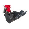 Mini-pelle 1 tonne moteur Koop 7 kW 1 cylindre avec bras pivotant et train de chenilles extensible MW Tools