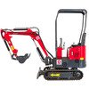 Mini-pelle 1 tonne moteur Koop 7 kW 1 cylindre avec bras pivotant et train de chenilles extensible MW Tools