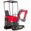Mini-pelle 1 tonne moteur Koop 7 kW 1 cylindre avec bras pivotant et train de chenilles extensible MW Tools