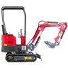 Mini-pelle 1 tonne moteur Koop 7 kW 1 cylindre avec bras pivotant et train de chenilles extensible MW Tools