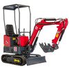 Mini-pelle 1 tonne moteur Koop 7 kW 1 cylindre avec bras pivotant et train de chenilles extensible MW Tools