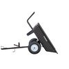 Remorque simple essieu 225 kg benne en plastique PE basculante 1016 x 838 x 270 mm Torros