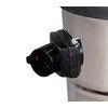 Aspiration cyclonique – l’entrée d’air tangente favorise l’effet cyclonique pour une séparation efficace des saletés en amont