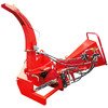 Broyeur de branches 100 mm pour tracteur - Cardan et attelage trois points - Rouleau d'alimentation hydraulique Torros