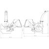 Broyeur de branches 100 mm pour tracteur - Cardan et attelage trois points - Rouleau d'alimentation hydraulique Torros