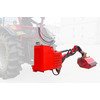 Broyeur d'accotement à fléaux 80 cm avec large déport hydraulique sur bras – Inclinable à la verticale - Cardan et attelage trois points Torros