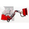 Broyeur d'accotement à fléaux 80 cm avec large déport hydraulique sur bras – Inclinable à la verticale - Cardan et attelage trois points Torros