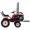 Mini tracteur 4x4 moteur essence 10,9 ch démarrage électrique MW Tools