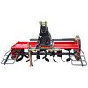 Fraise rotative avec déport manuel 130 cm pour tracteur 18-22 ch - Cardan et attelage trois points Torros