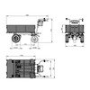 Brouette électrique 3 roues 250 kg benne basculante - batterie 40V / 6Ah Torros