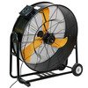 Ventilateur Brasseur d'air mobile Ø900 mm à vitesse variable – Faible consommation 280 W – 230 V – Moteur DC silencieux MW Tools