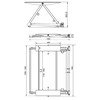Pont élévateur mobile basculant mécanique 3 T pour voitures — Hauteur de levage 570 mm MW Tools