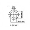 Broyeur d'accotement à fléaux 80 cm avec large déport hydraulique sur bras – Inclinable à la verticale - Cardan et attelage trois points Torros