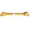 Arbre de transmission cardan PTO 80 cm 1 3/8" - 6 cannelures - montage rapide 3 leviers - pour micro-tracteur Torros