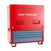 Coffre de chantier métal 905L avec 4 tiroirs MW Tools