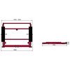 Pont élévateur mobile basculant mécanique 3 T pour voitures — Hauteur de levage 570 mm MW Tools