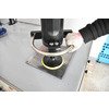 Débavureuse manuelle avec table à vide aspirante – Polissage et Ébavurage – Disque ø150 mm, Moteur 5,8 kW 400 V MW-Tech