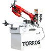 Scie à ruban pour métaux -45°+60° - Capacité de coupe ronde ø255 mm - 1,1 / 1,5 kW 400 V - 2 vitesses 34/68 m/min Torros