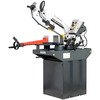 Pack scie à ruban pour métaux 225 mm - 230 V - Vitesse variable - Convoyeurs 1 m + 2 m - 5 rubans - Liquide de coupe 5 L Torros