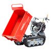 Minidumper à chenilles benne plateau basculante à ridelles 500KG 9CH 6+2R vitesses  Torros