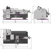 Tour à métaux d'établi hauteur des pointes 115 mm entre-pointes 450 mm alésage 21 mm 0,75 kW 230V 6 vitesses Optiturn