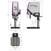Perceuse d'établi de précision jusque ø 13 mm raccord B16 850W 230V vitesses variables tête réglable Optidrill