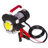 Pack enrouleur Diesel 15 m Ø 3/4" 20 bars Acier peint avec  pompe 24 V pistolet et tuyaux MW Tools