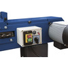 Ponceuse à bande d'établi pour métaux avec bande abrasive 100x1220 mm 10-20 m/s 1/1,5 kW 400V dia. roue motrice 140 mm Metallkraft