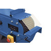 Ponceuse à bande pour métaux 75x2000 mm 36 m/s 3,3 kW 230V frein moteur arrêt d'urgence dia. roue motrice 240 mm Metallkraft