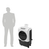 Rafraîchisseur d'air évaporatif semi-professionnel mobile 25m² 2000m³/h Torros