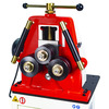 Cintreuse à 3 galets électrique avec 2 galets motorisés positionnement horizontal vertical 1,1 kW 230V Torros