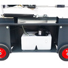 Scie à ruban mobile pour métaux 0-45° capacité de coupe ronde 178 mm 0,75 kW 230V 3 vitesses système d'arrosage Torros