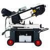 Scie à ruban mobile pour métaux 0-45° capacité de coupe ronde 178 mm 0,75 kW 230V 3 vitesses système d'arrosage Torros
