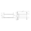 Pont hydraulique 4 colonnes 3,5T 230V MW Tools