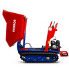Minidumper Honda hydrostatique à chenilles avec benne basculante 800 kg - Moteur 9 CH Torros