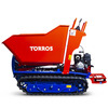 Minidumper Honda hydrostatique à chenilles avec benne basculante 800 kg - Moteur 9 CH Torros