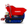 Minidumper Honda hydrostatique à chenilles avec benne basculante 800 kg - Moteur 9 CH Torros